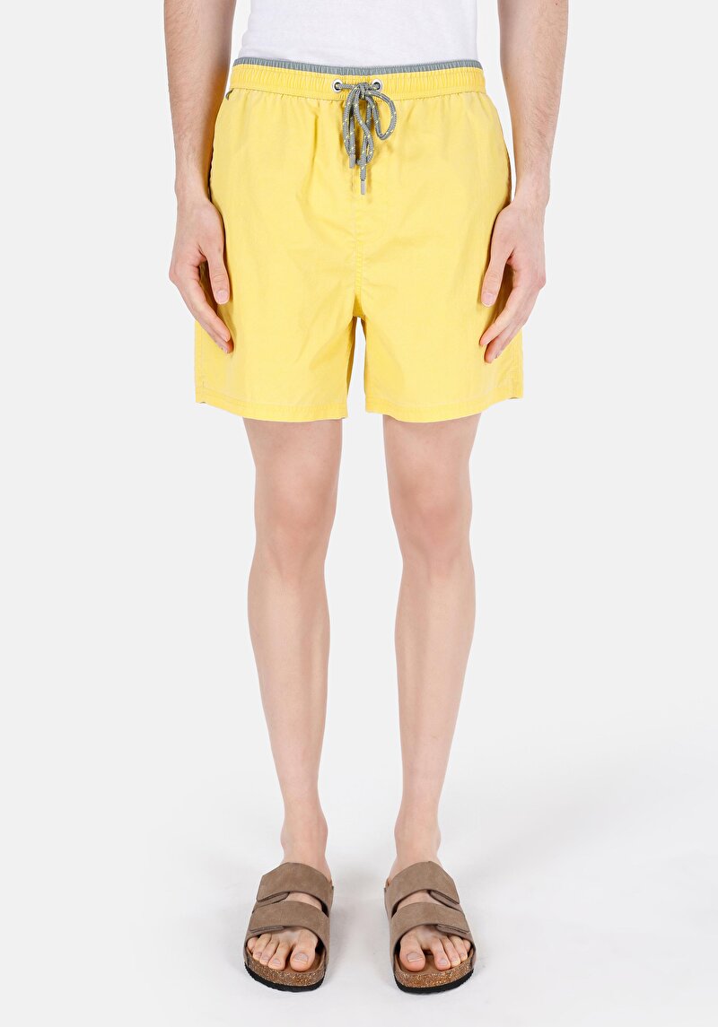 Показати інформацію про Шорти Пляжні Чоловічі Жовті  Cl1069032