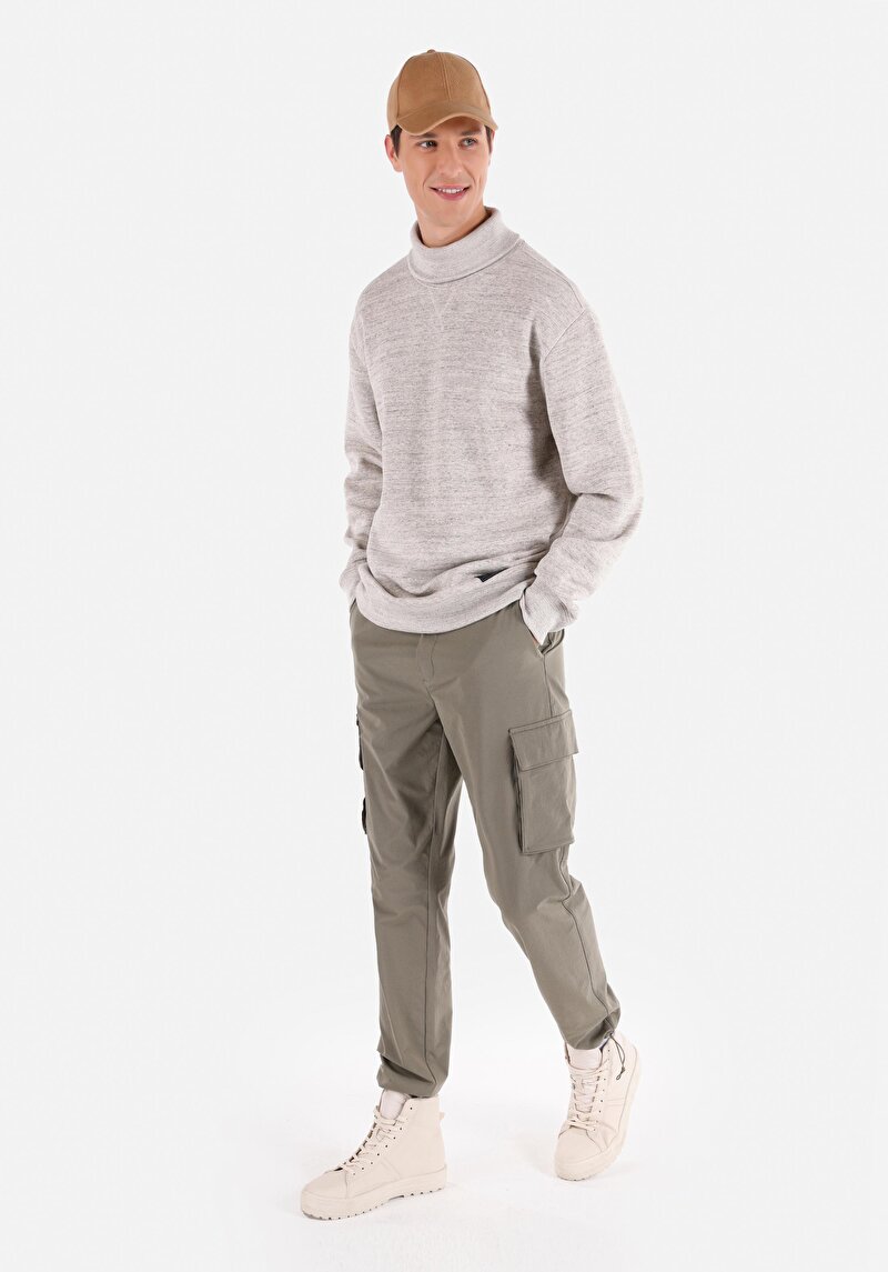 Показати інформацію про Футболка З Довгим Рукавом Чоловіча Сіра  Cl1065665