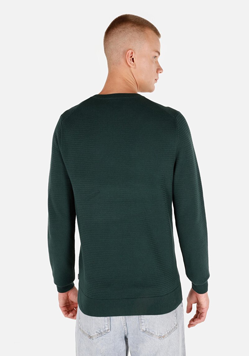 Показати інформацію про Светр Чоловічий Зелений  Cl1046786