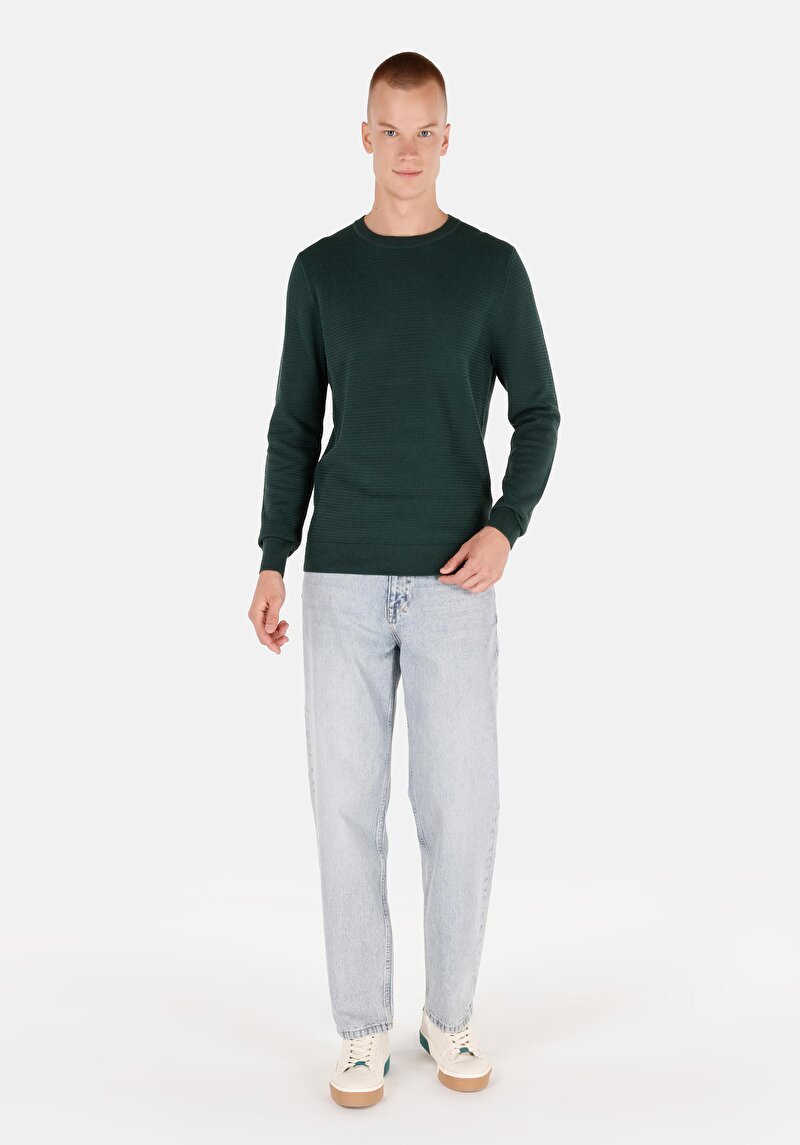 Показати інформацію про Светр Чоловічий Зелений  Cl1046786