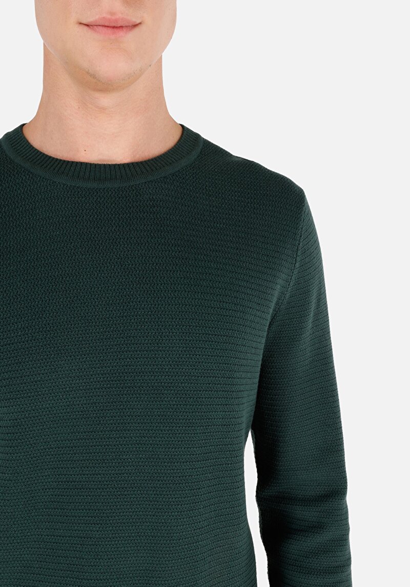 Показати інформацію про Светр Чоловічий Зелений  Cl1046786