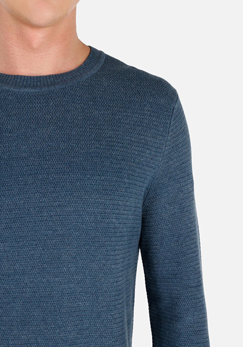 Показати інформацію про Светр Чоловічий Блакитний  Cl1046786