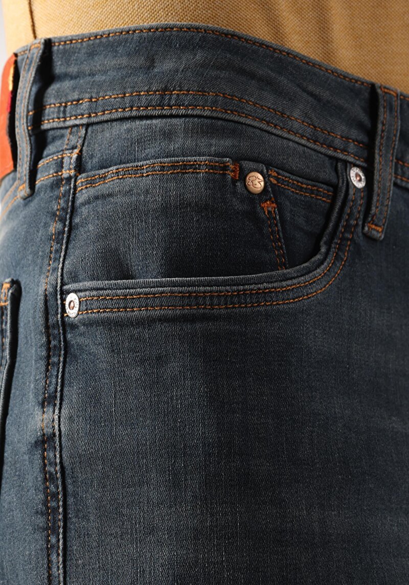 Показати інформацію про 044 Karl Джинси Чоловічі Зелені Прямого Крою Cl1062426