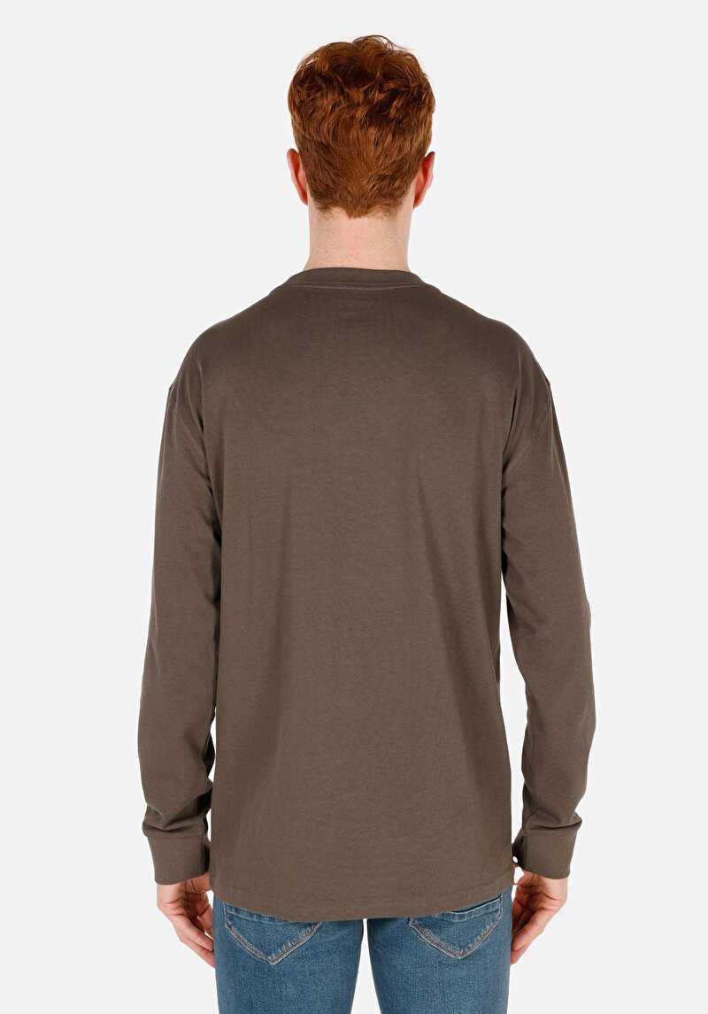 Показати інформацію про Футболка З Довгим Рукавом Чоловіча Зелена  Cl1065666