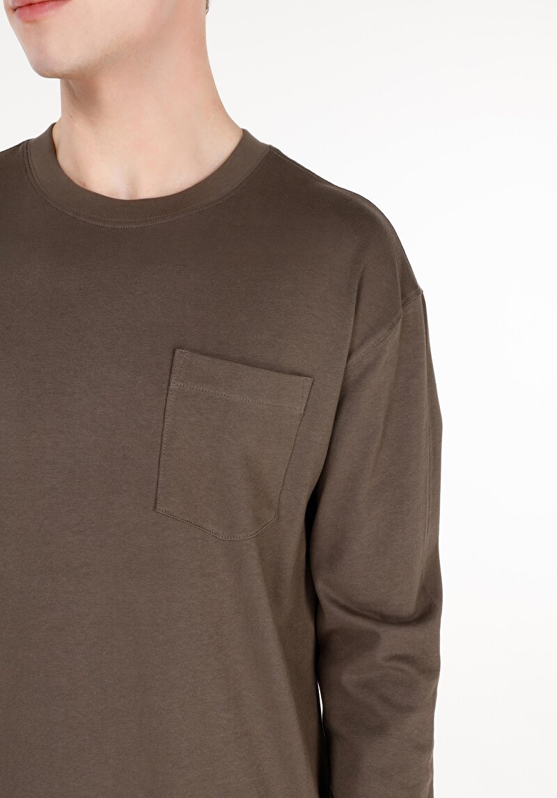 Показати інформацію про Футболка З Довгим Рукавом Чоловіча Зелена  Cl1065666