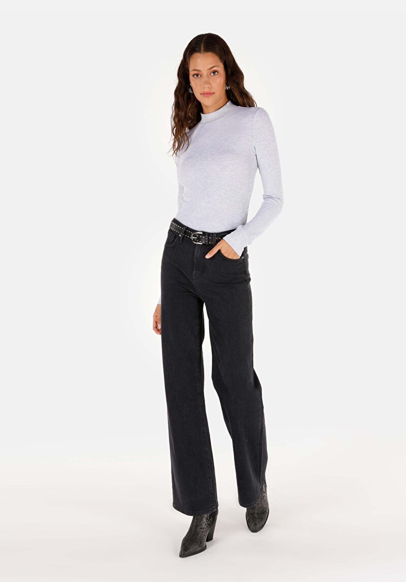 Показати інформацію про Футболка З Довгим Рукавом Жіноча Сіра  Cl1070198