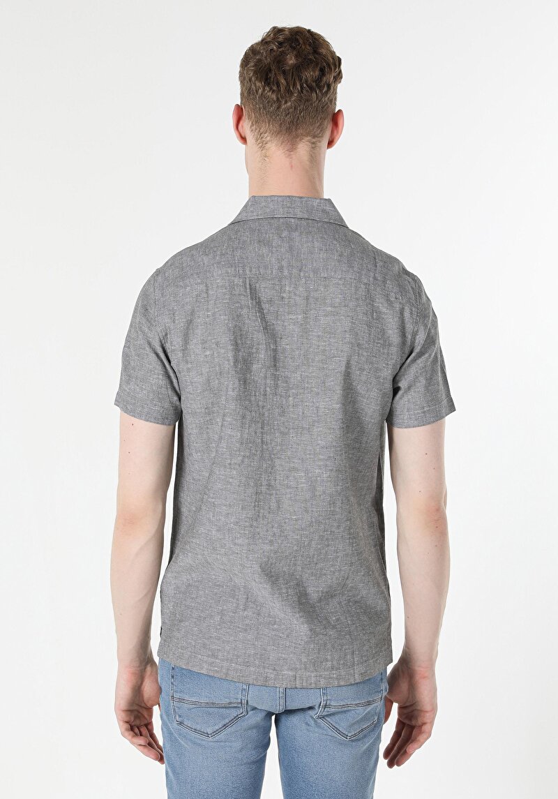 Зображення Сорочка З Коротким Рукавом Чоловіча Зелена Cl1048299