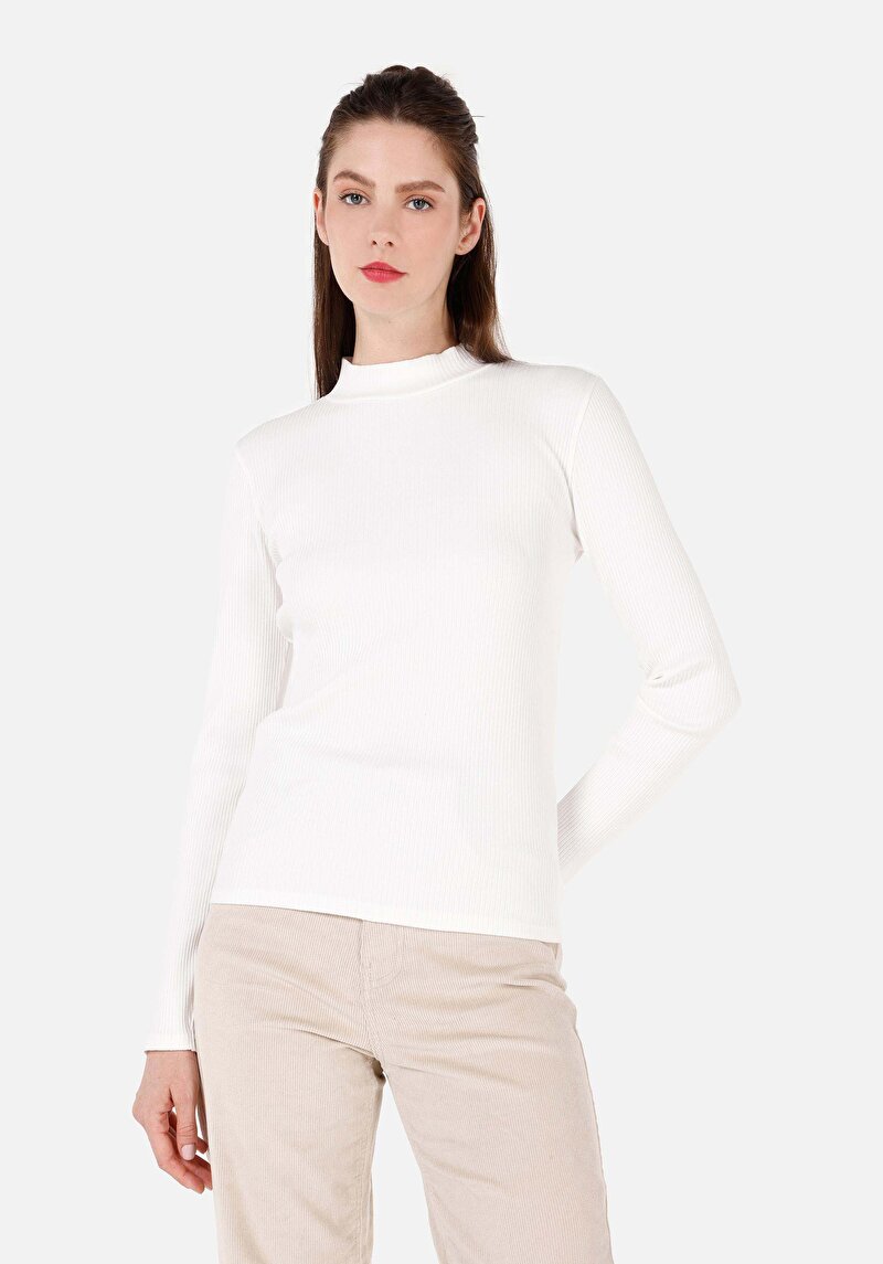 Зображення Футболка З Довгим Рукавом Жіноча Біла Cl1070199