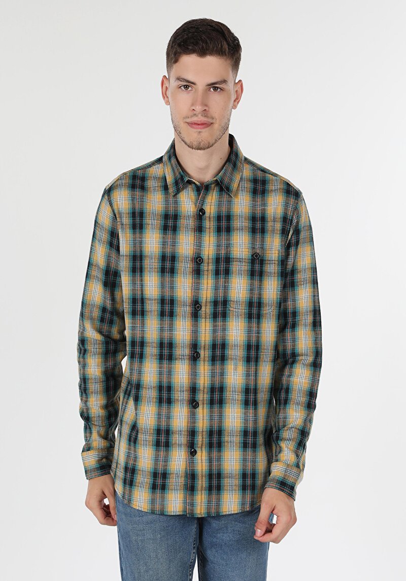 Показати інформацію про Сорочка З Довгим Рукавом Чоловіча Мультіколор  Cl1061019