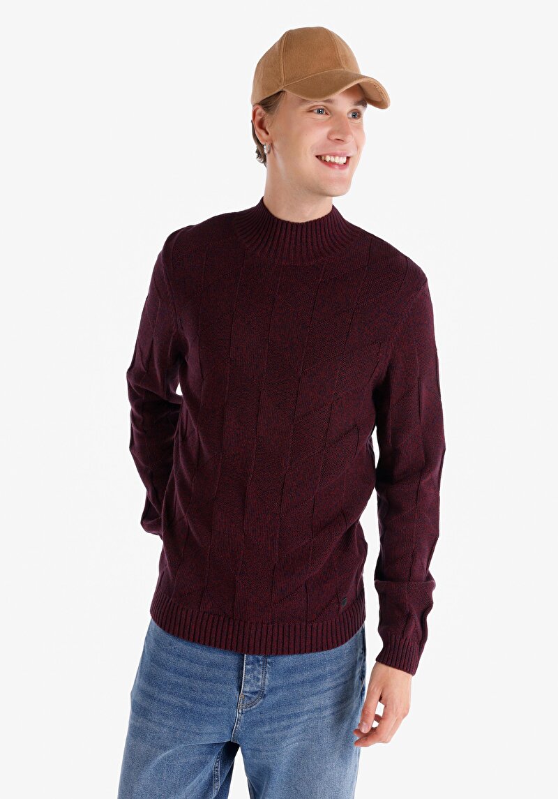 Зображення Светр Чоловічий Фіолетовий Cl1065745