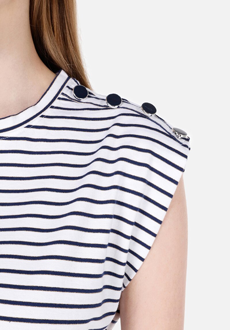 Показати інформацію про Футболка З Коротким Рукавом Жіноча Синя  Cl1069119