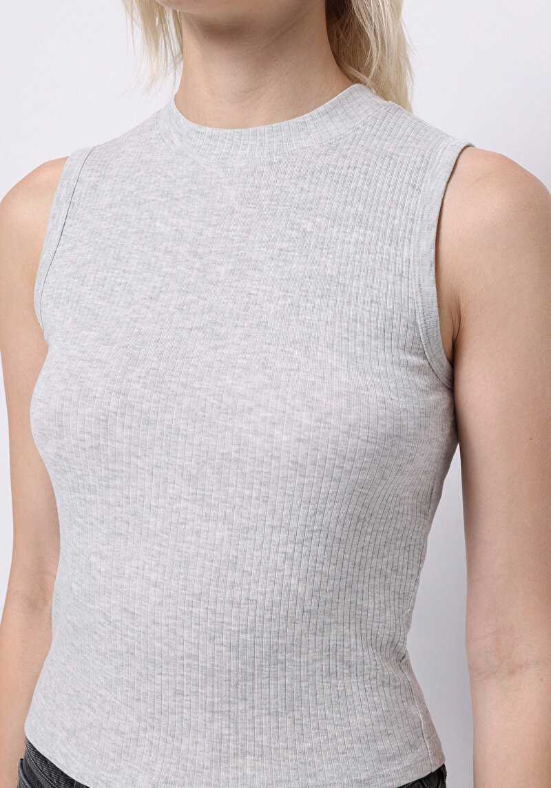 Зображення Светр Із Коротким Рукавом Жіночий Сірий Cl1070207