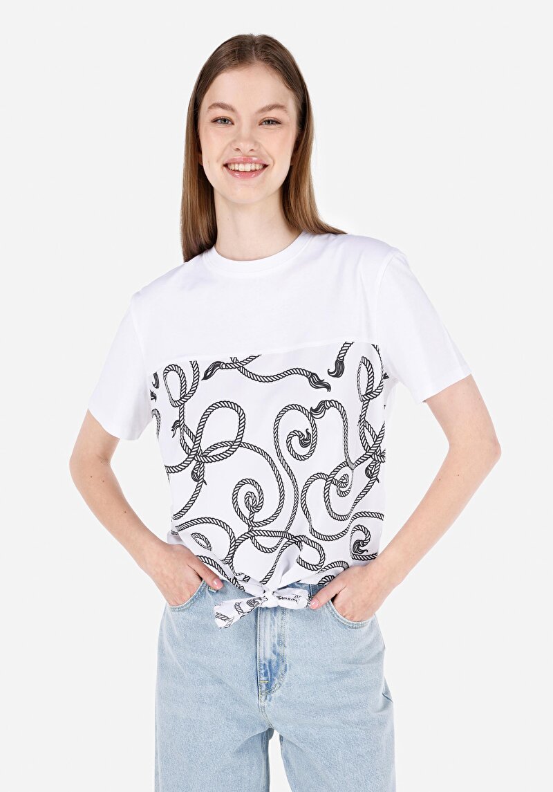 Зображення Футболка З Коротким Рукавом Жіноча Біла  Cl1069128