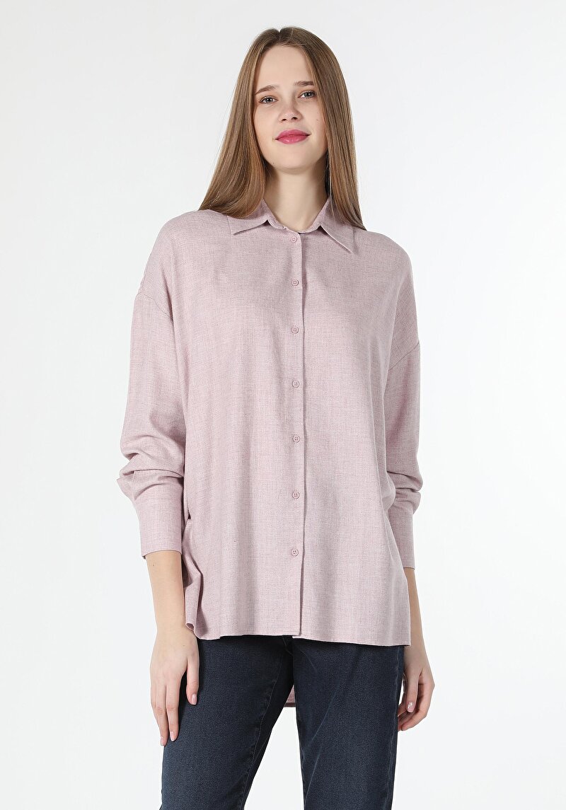 Показати інформацію про Сорочка З Довгим Рукавом Жіноча Рожева  Cl1061039