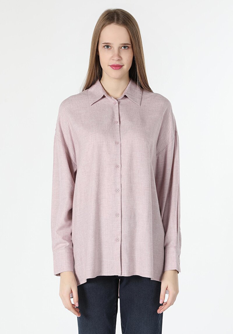 Показати інформацію про Сорочка З Довгим Рукавом Жіноча Рожева  Cl1061039