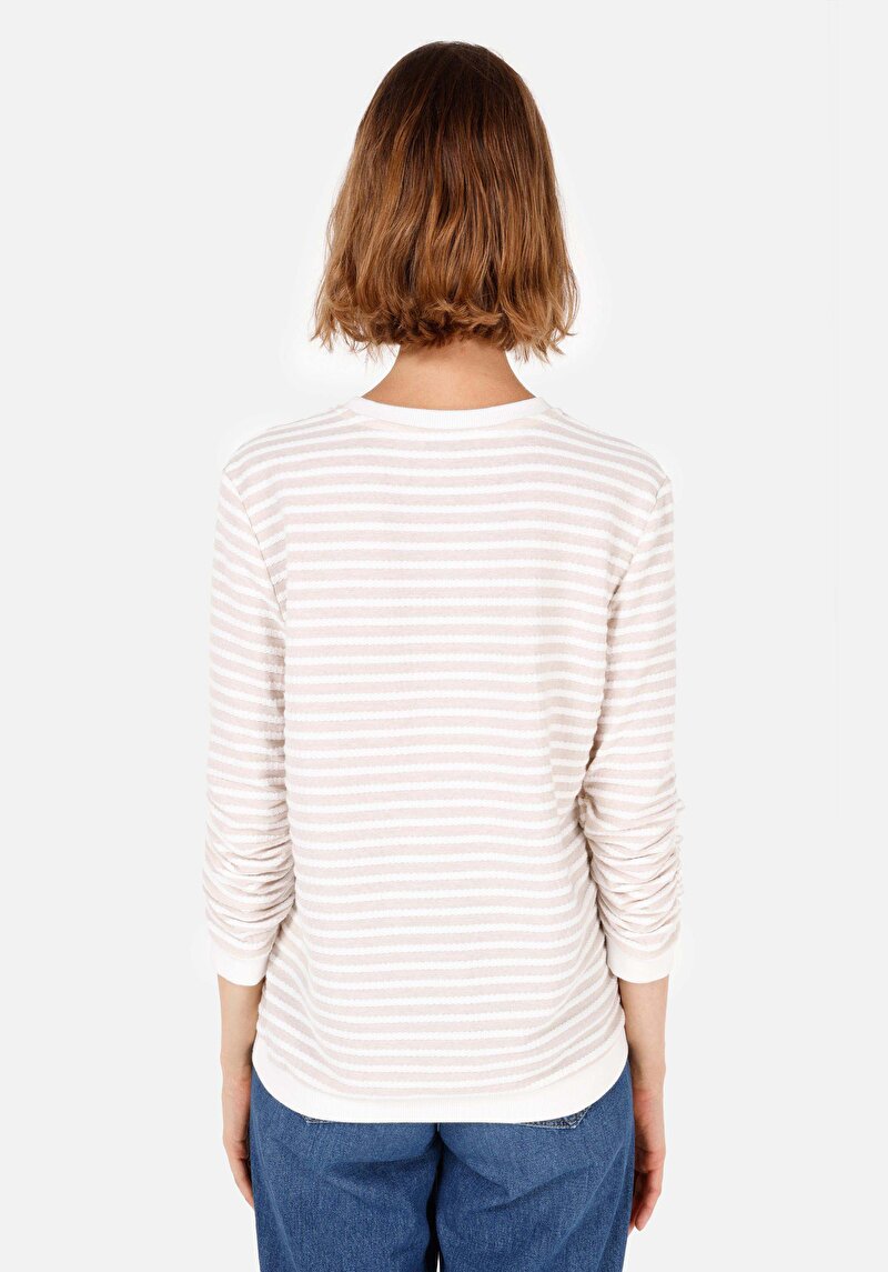 Показати інформацію про Футболка З Довгим Рукавом Жіноча Бежева  Cl1070221