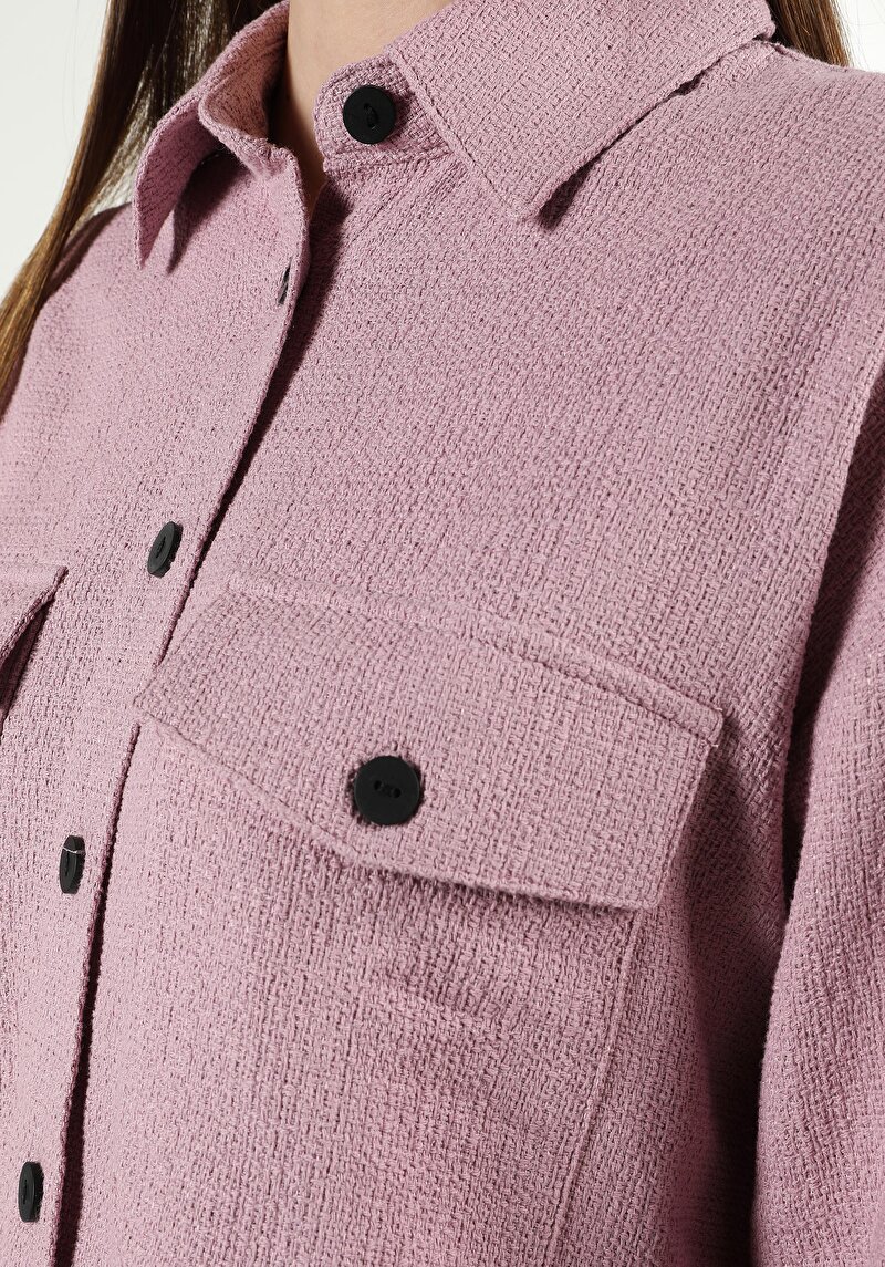 Показати інформацію про Сорочка З Довгим Рукавом Жіноча Рожева  Cl1061043