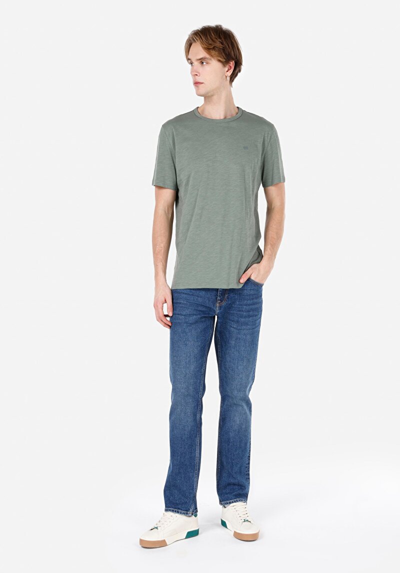 Зображення Футболка З Коротким Рукавом Чоловіча Зелена Cl1062941