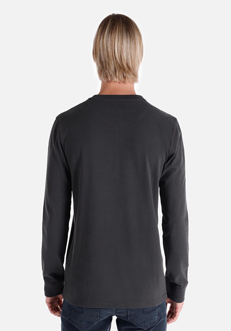 Зображення Футболка З Довгим Рукавом Чоловіча Сіра Cl1065875