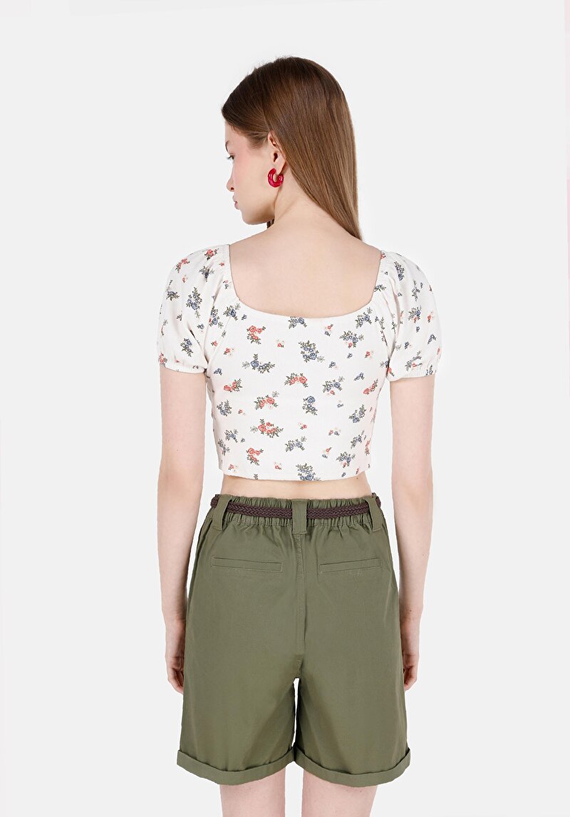 Показати інформацію про Футболка З Коротким Рукавом Жіноча Бежева  Cl1069152