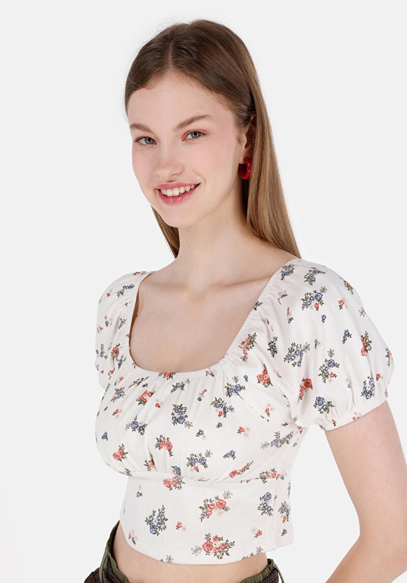 Показати інформацію про Футболка З Коротким Рукавом Жіноча Бежева  Cl1069152