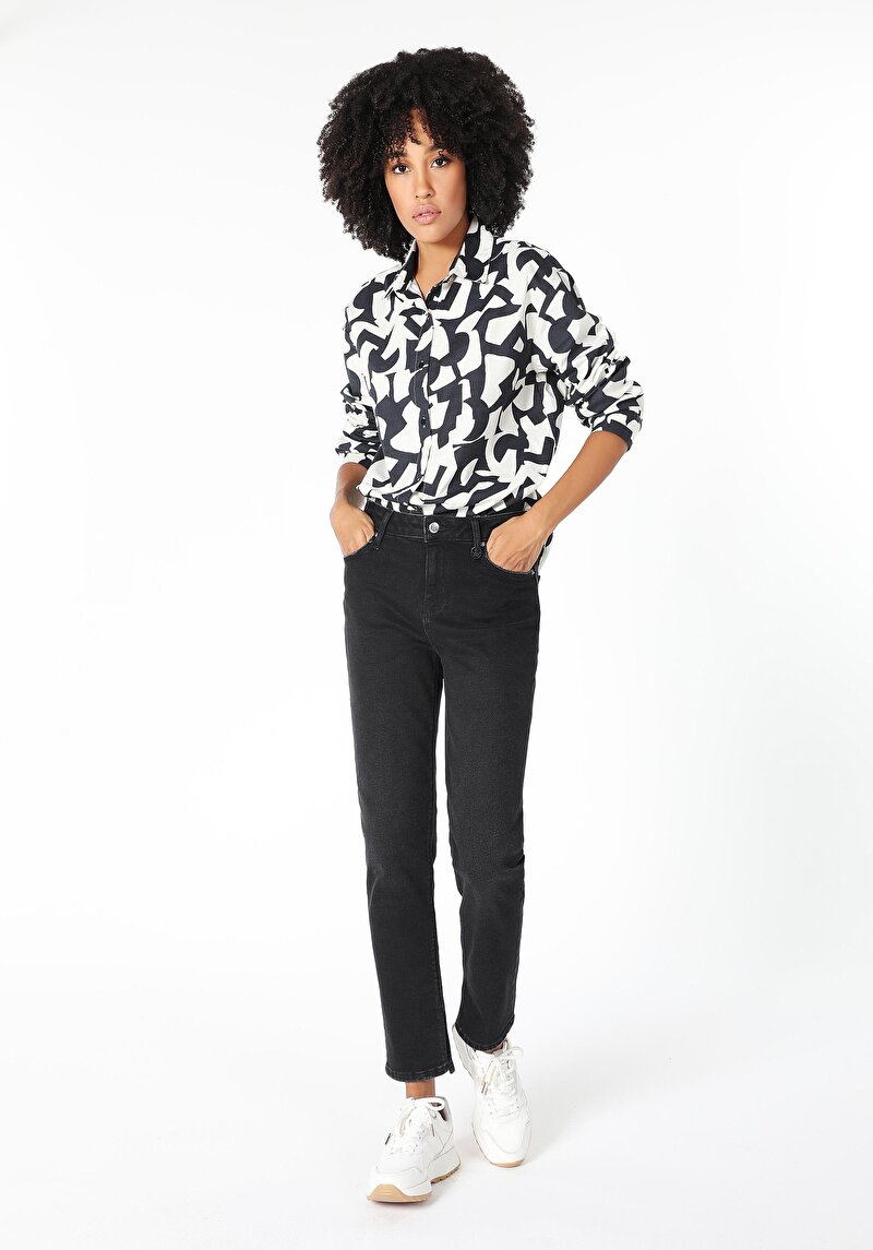 Показати інформацію про Сорочка З Довгим Рукавом Жіноча Чорна  Cl1061051