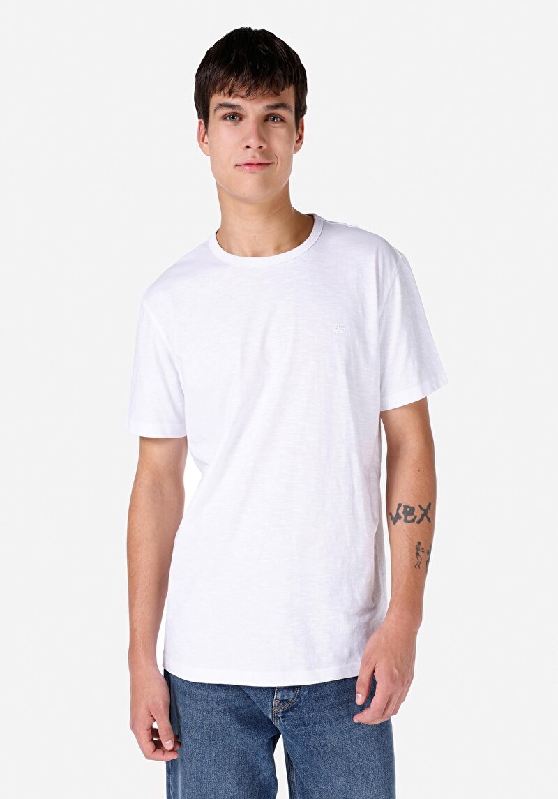 Зображення Футболка З Коротким Рукавом Чоловіча Біла Cl1062941