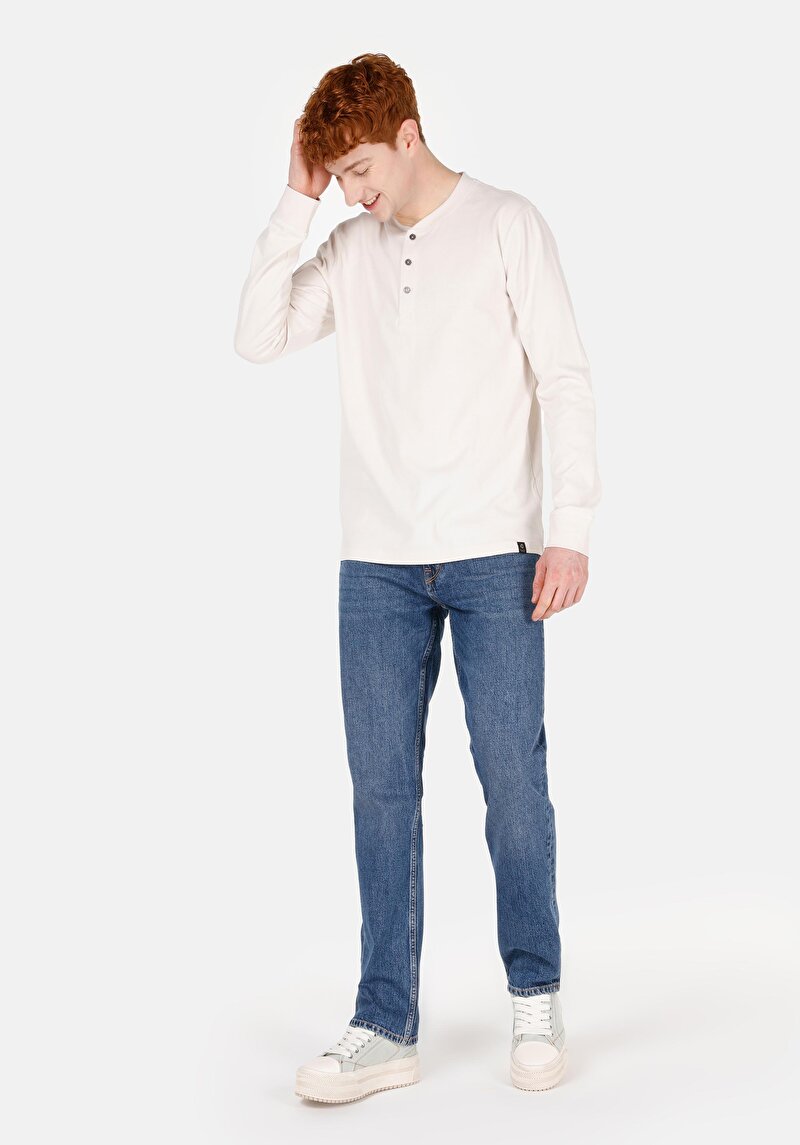 Показати інформацію про Футболка З Довгим Рукавом Чоловіча Біла  Cl1065875