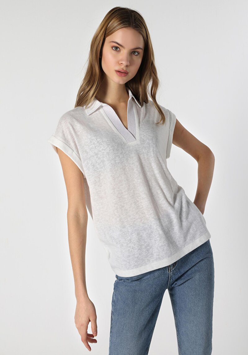 Зображення Футболка З Коротким Рукавом Жіноча Біла  Cl1063301