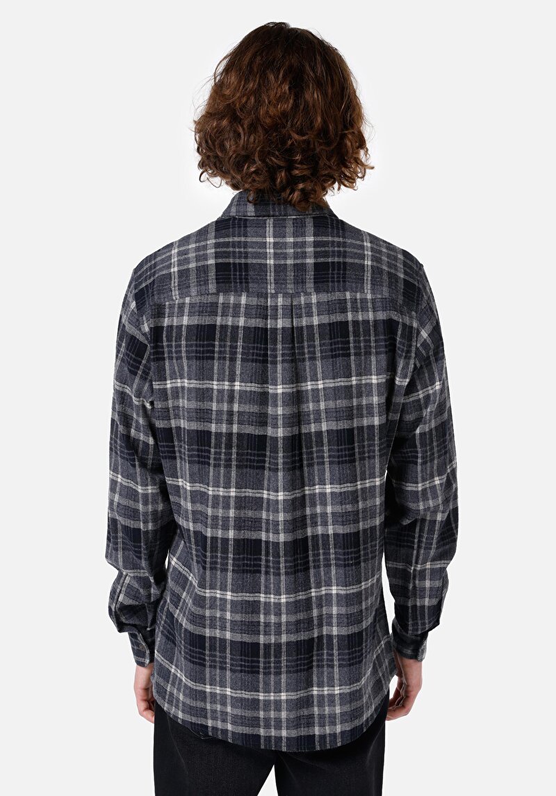 Показати інформацію про Сорочка З Довгим Рукавом Чоловіча Сіра  Cl1065943