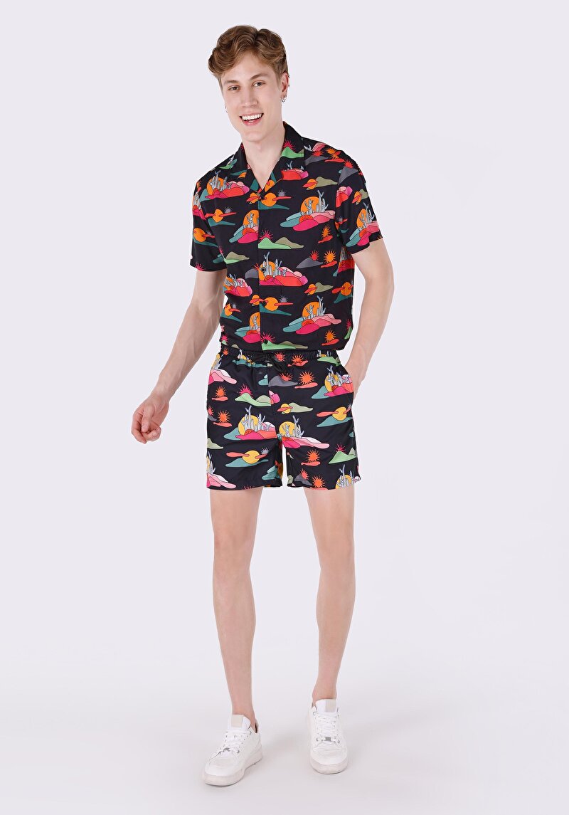 Зображення Шорти Пляжні Чоловічі Мультіколор Cl1063397