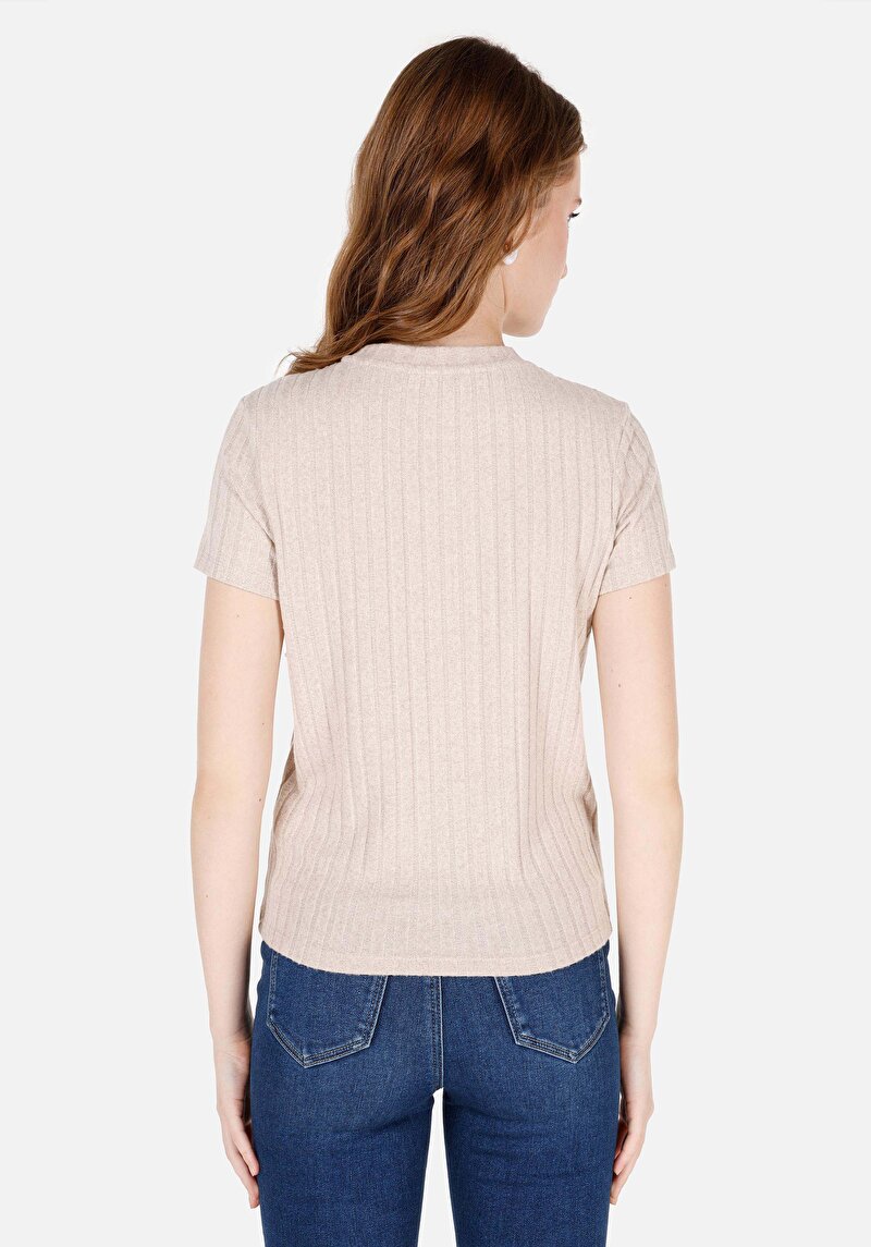 Показати інформацію про Футболка З Коротким Рукавом Жіноча Сіра  Cl1070240