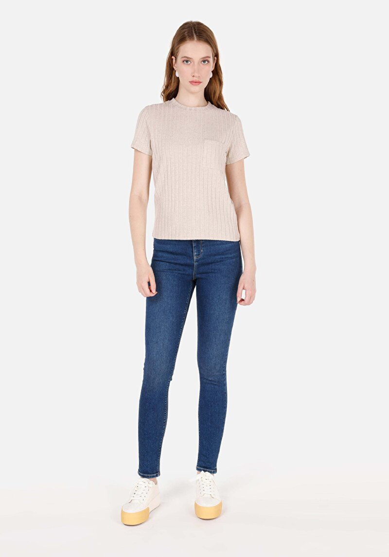 Показати інформацію про Футболка З Коротким Рукавом Жіноча Сіра  Cl1070240