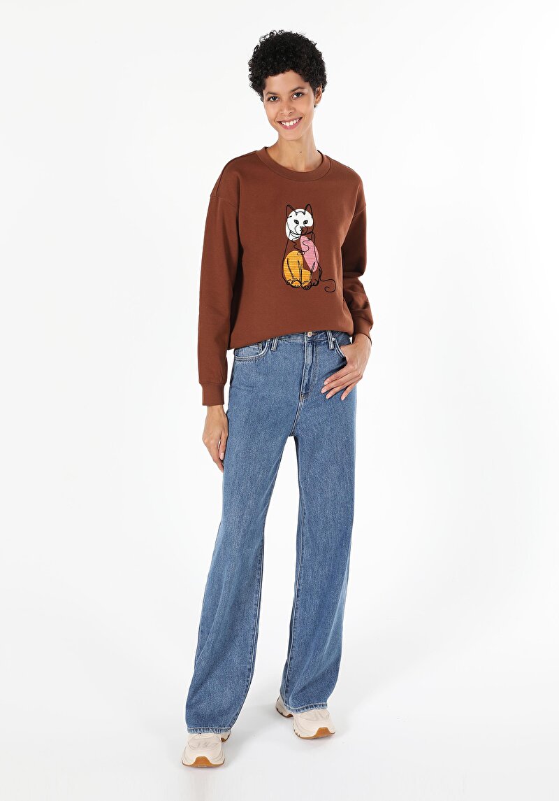 Зображення Толстовка Жіноча Коричнева  Cl1061085