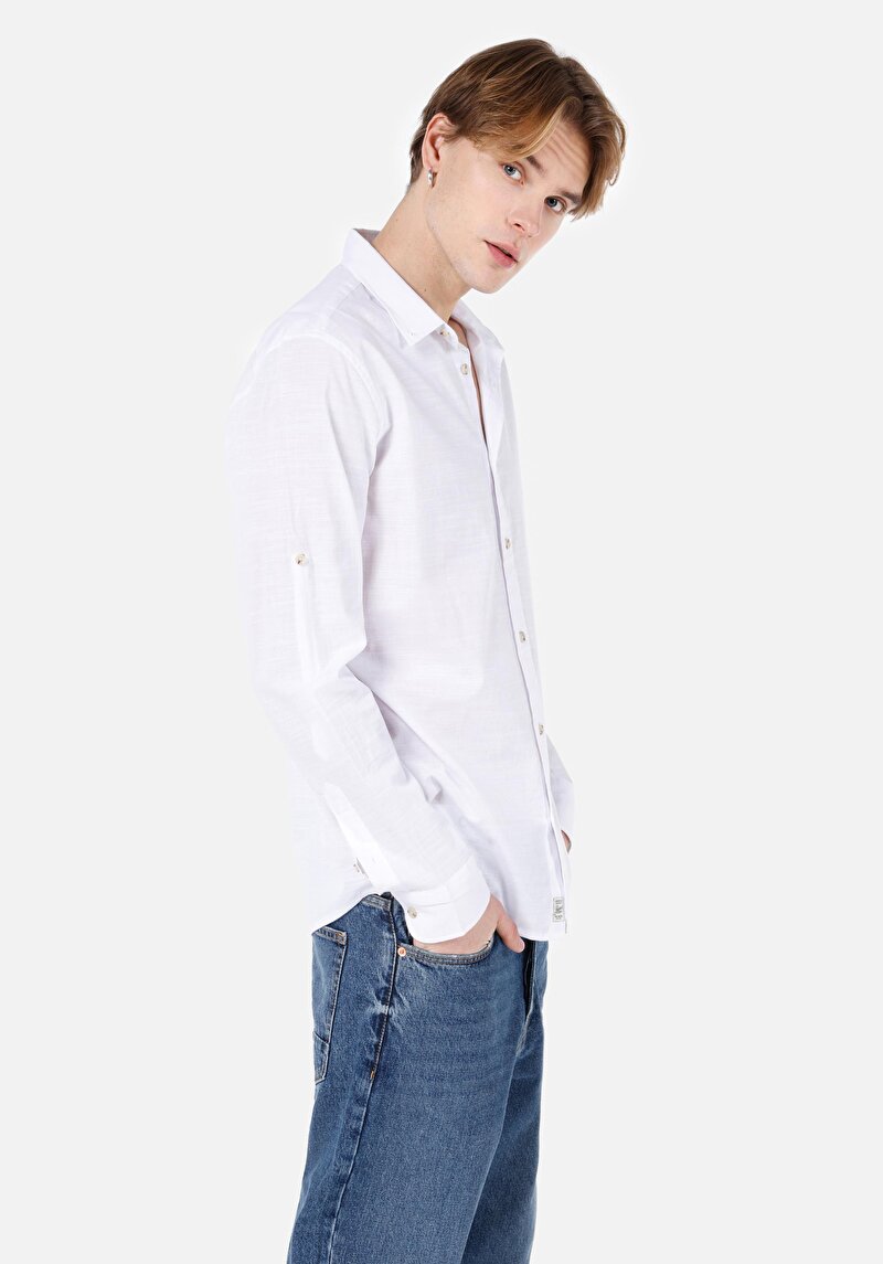 Зображення Сорочка З Довгим Рукавом Чоловіча Біла  Cl1058567
