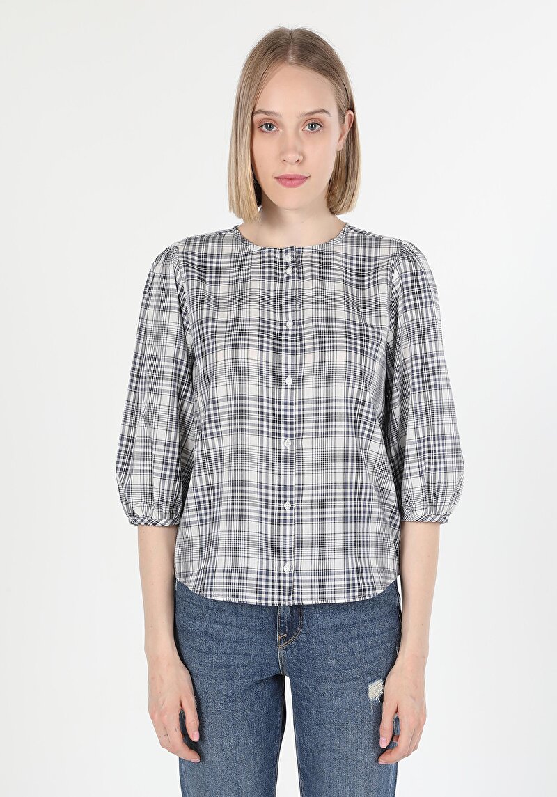 Показати інформацію про Сорочка З Довгим Рукавом Жіноча Синя  Cl1059778