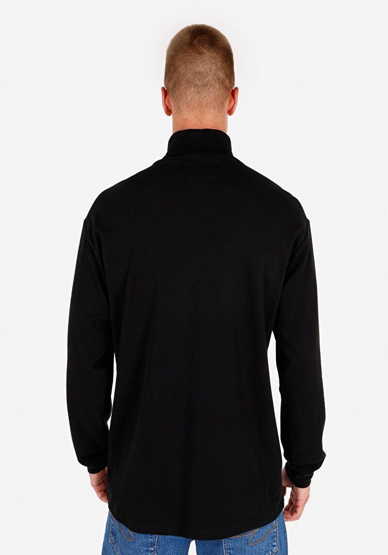 Показати інформацію про Футболка З Довгим Рукавом Чоловіча Чорна  Cl1066054