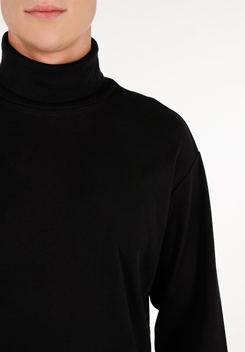 Показати інформацію про Футболка З Довгим Рукавом Чоловіча Чорна  Cl1066054