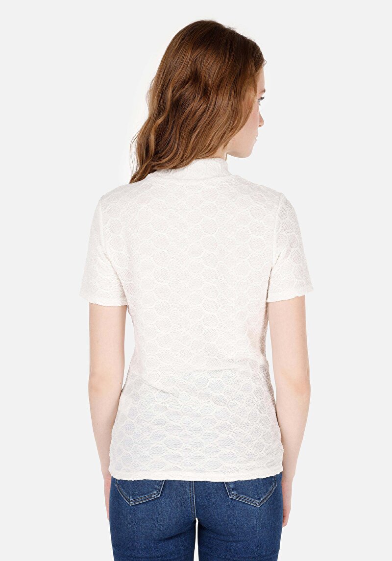 Показати інформацію про Футболка З Коротким Рукавом Жіноча Біла  Cl1070242