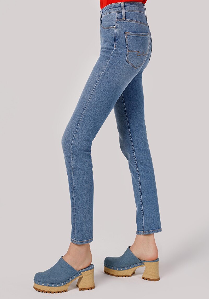 Зображення 703 Carla Джинси Жіночі Вузького Крою Cl1058577