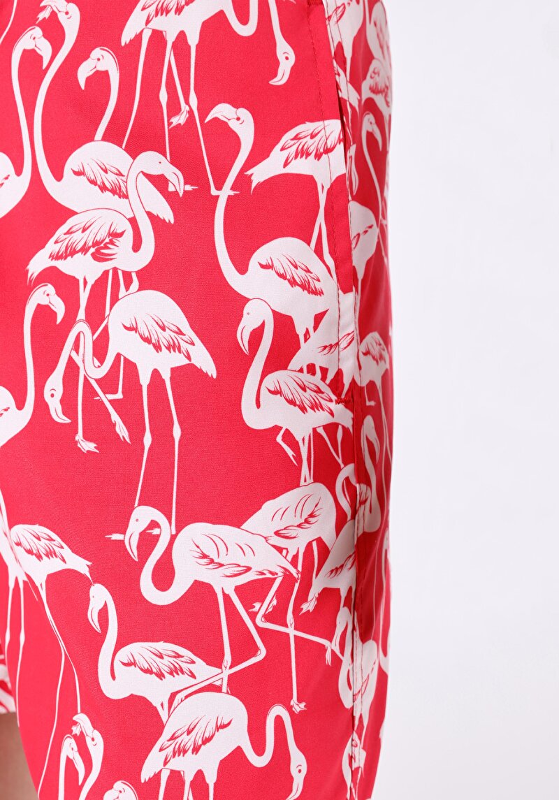 Показати інформацію про Шорти Пляжні Чоловічі Червоні  Cl1063400