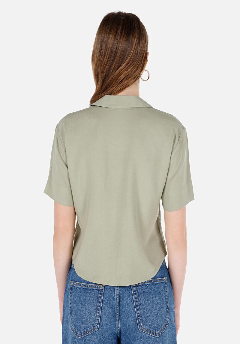 Зображення Сорочка З Коротким Рукавом Жіноча Зелена Cl1069200