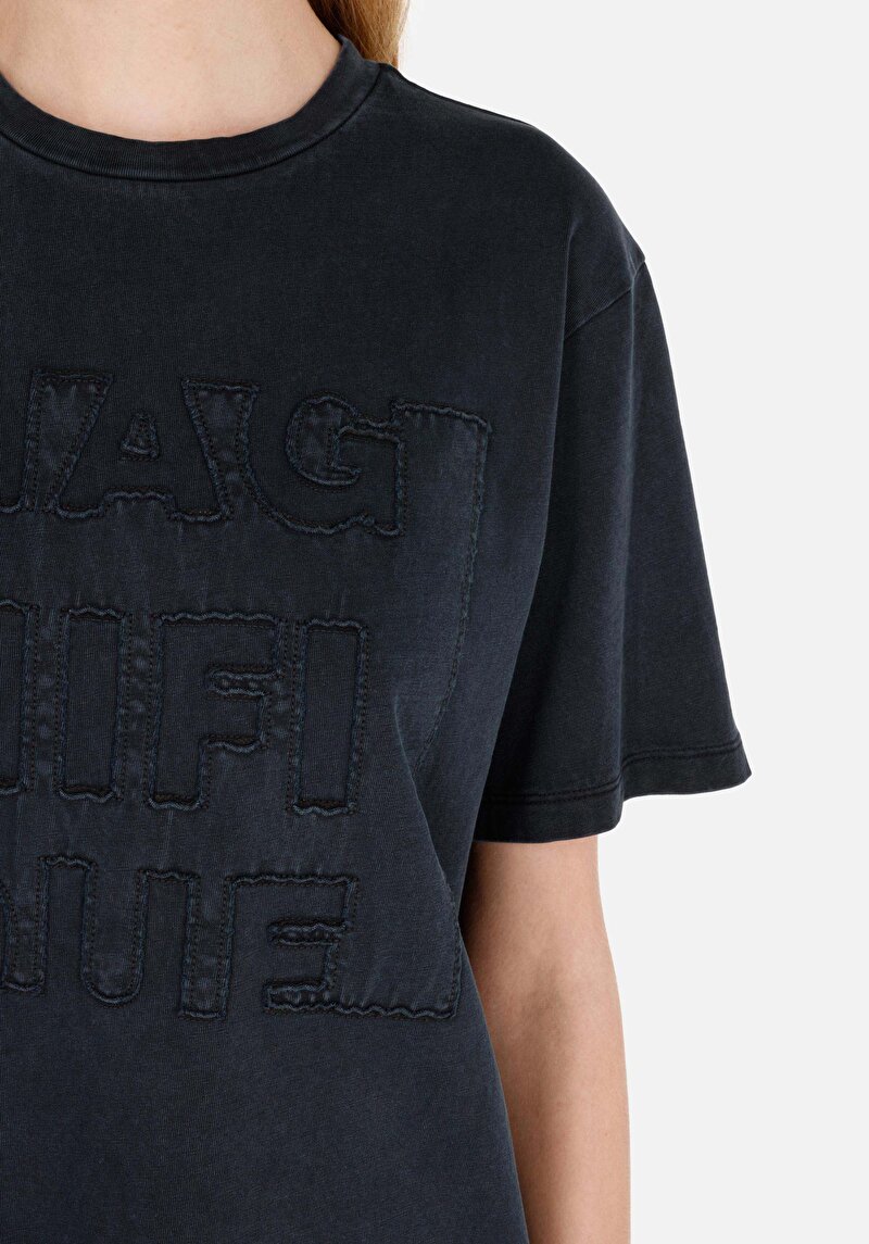 Показати інформацію про Футболка З Коротким Рукавом Жіноча Сіра  Cl1070255