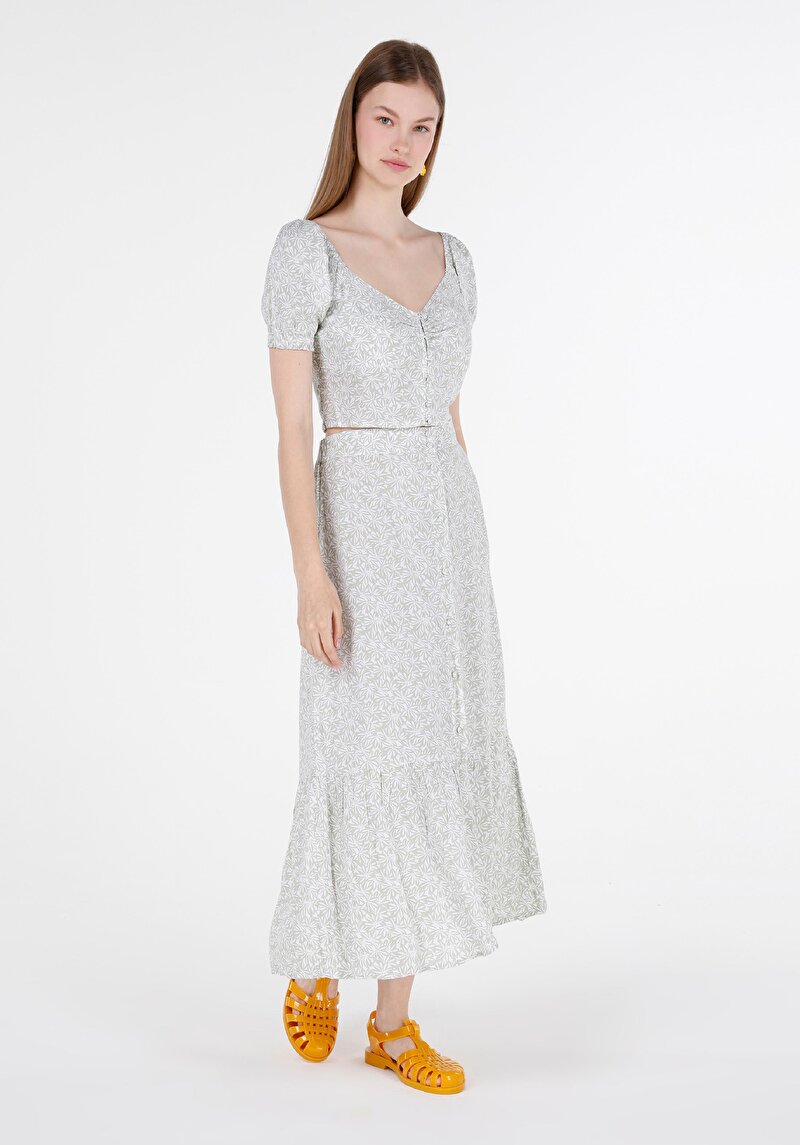 Показати інформацію про Спідниця Жіноча Зелена  Cl1069206