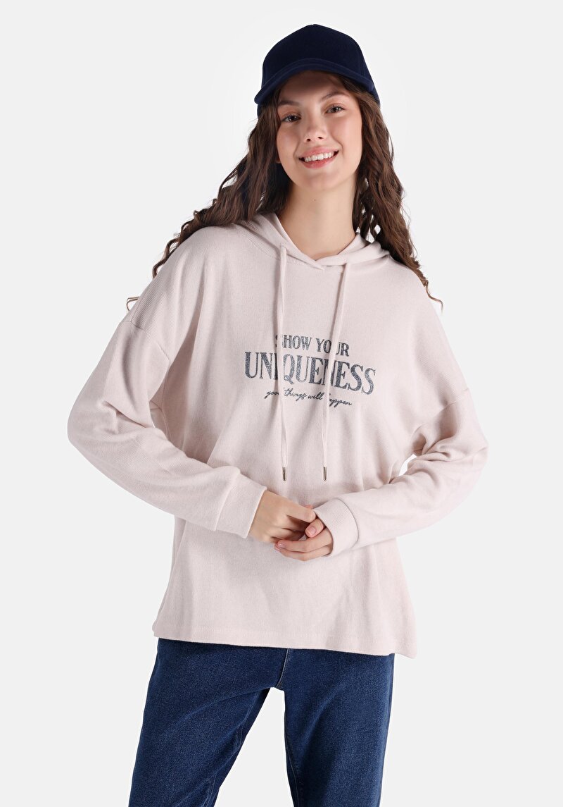 Зображення Футболка З Довгим Рукавом Жіноча Бежева  Cl1066291