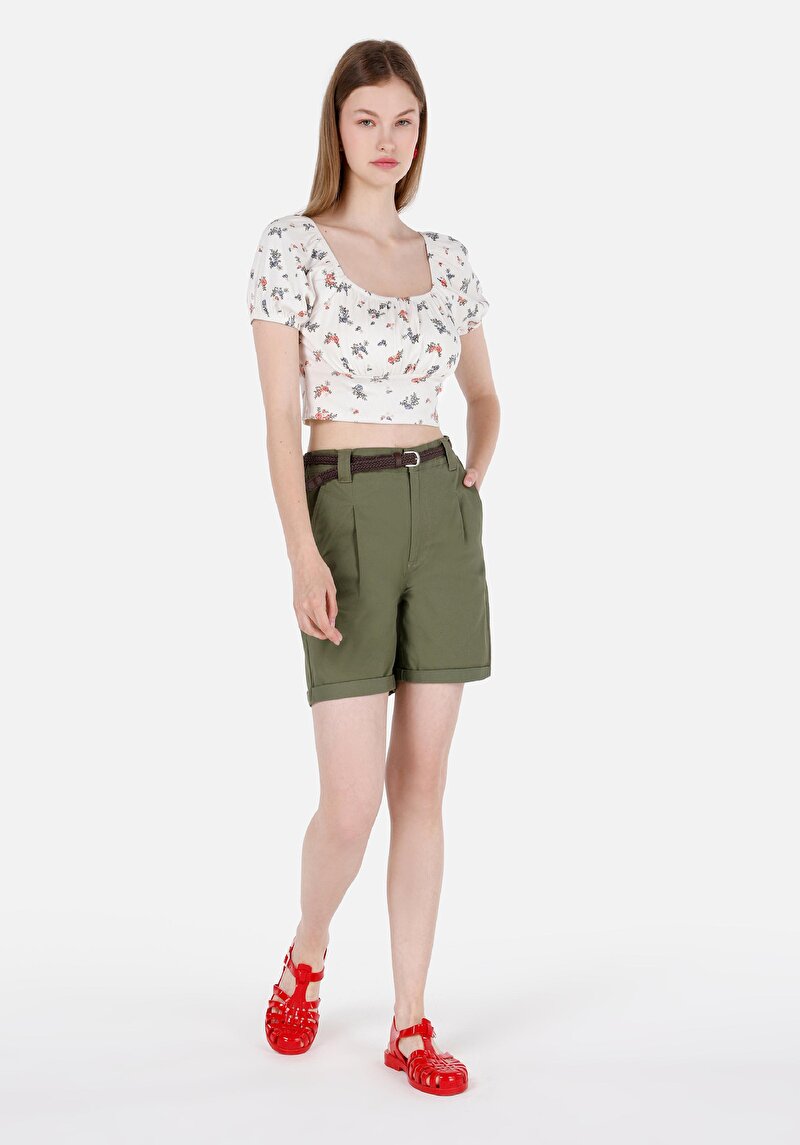 Показати інформацію про Шорти Жіночі Зелені  Cl1069208