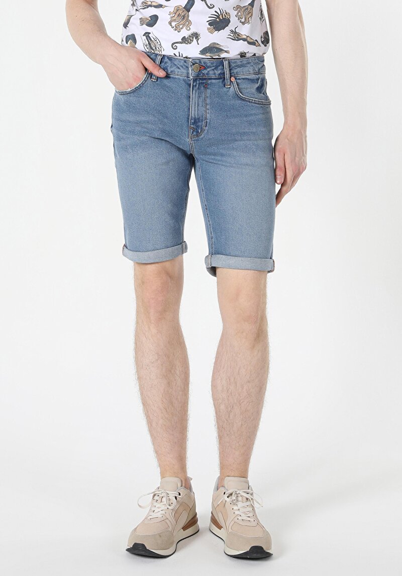 Зображення Шорти Чоловічі Блакитні  Cl1059853