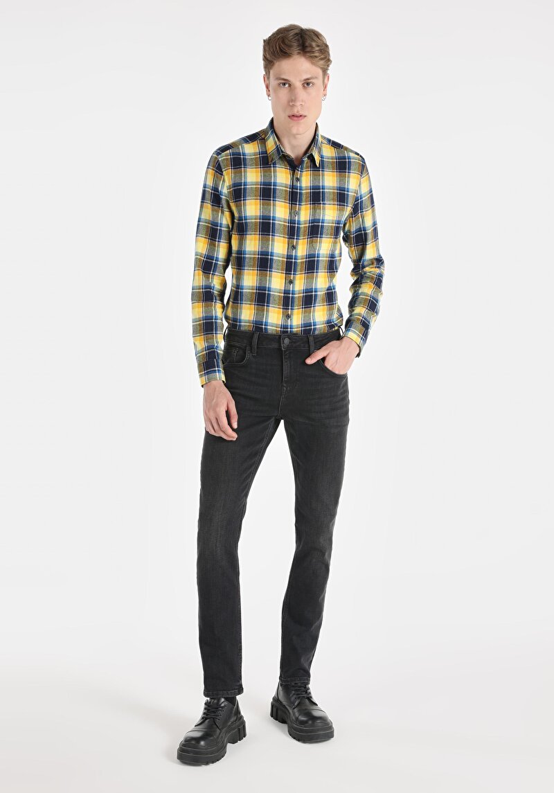 Зображення 044 Karl Джинси Чоловічі Чорні Прямого Крою Cl1066336