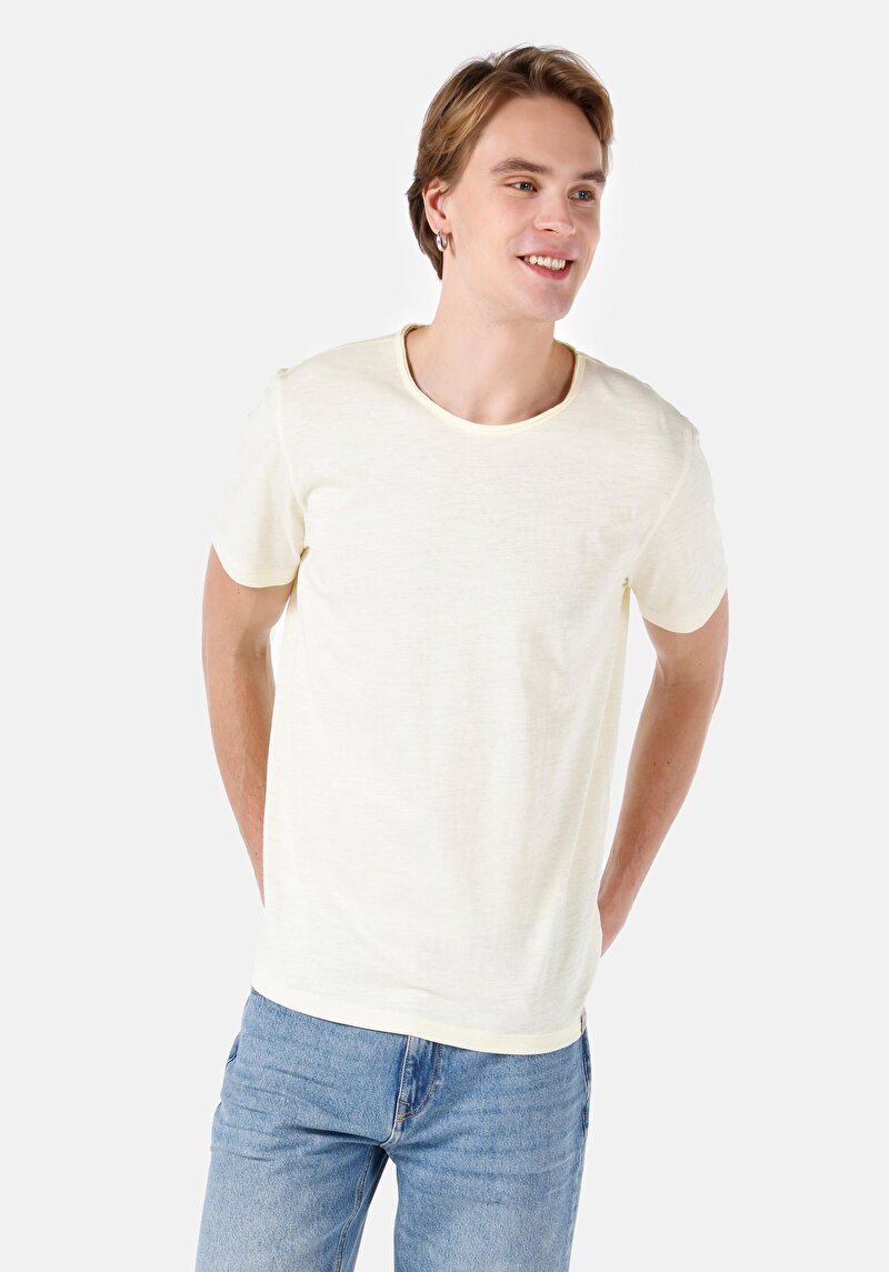 Зображення Футболка З Коротким Рукавом Чоловіча Жовта  Cl1058580