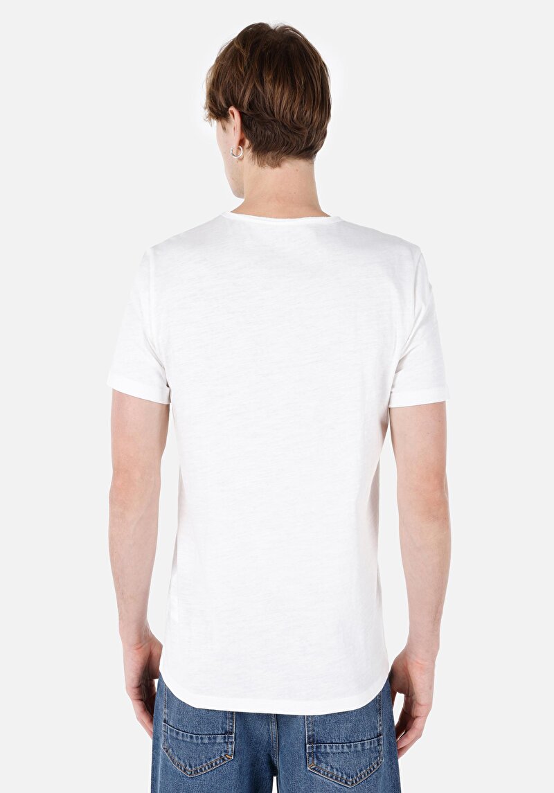 Показати інформацію про Футболка З Коротким Рукавом Чоловіча Біла  Cl1058580